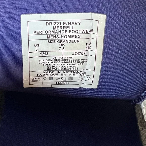 Merrell Men's Waterpro Maipo All-Terrain Water Shoes, Drizzle Gray Navy Blue, 8 - Picture 10 of 13